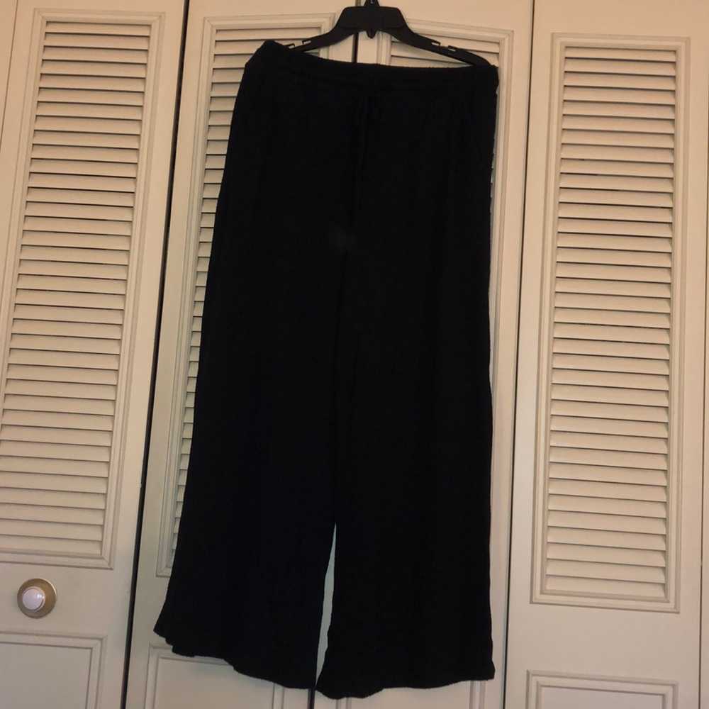 aerie very wide leg lounge pants